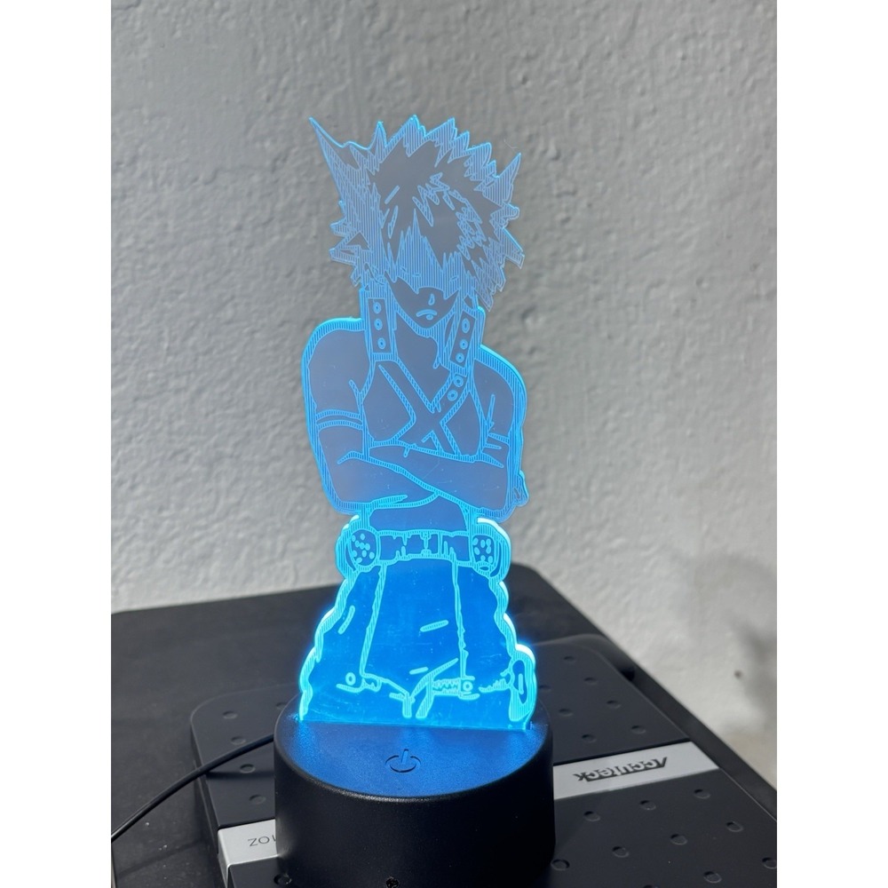 My Hero Academia Bakugo LED Anime Night Light USB RGB‎ Manga Lamp Decor